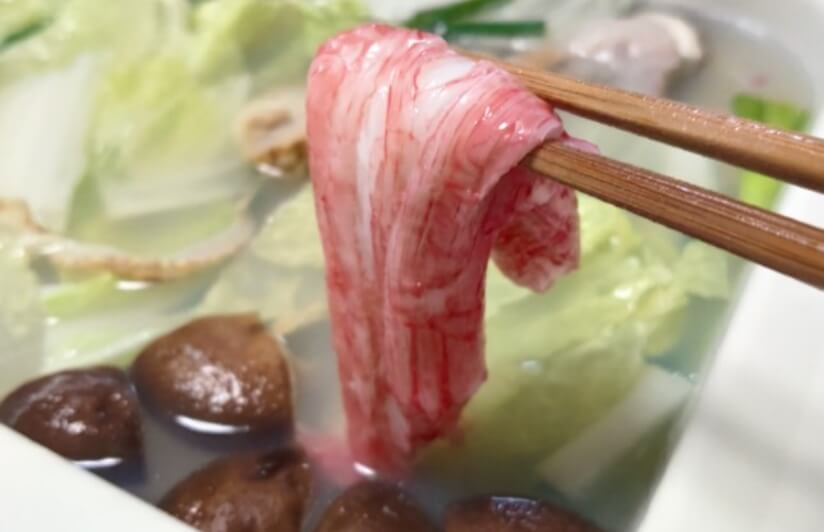 カニカマしゃぶしゃぶ